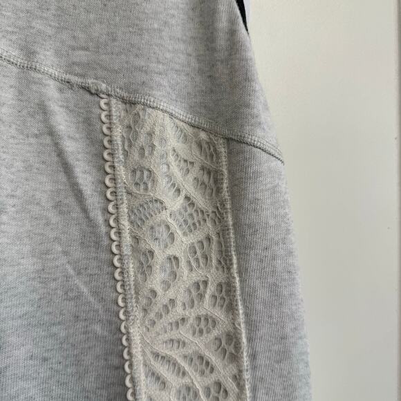 Free People jumpsuit one piece cotton lace onesie romper Movement Small - Picture 5 of 10